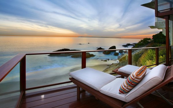 Вид на море с террасы