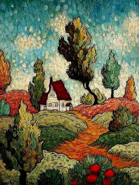 Пейзажи Ван Гога овере