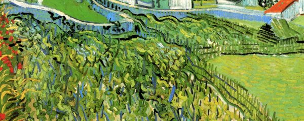 Улица и лестница в овере Ван Гог