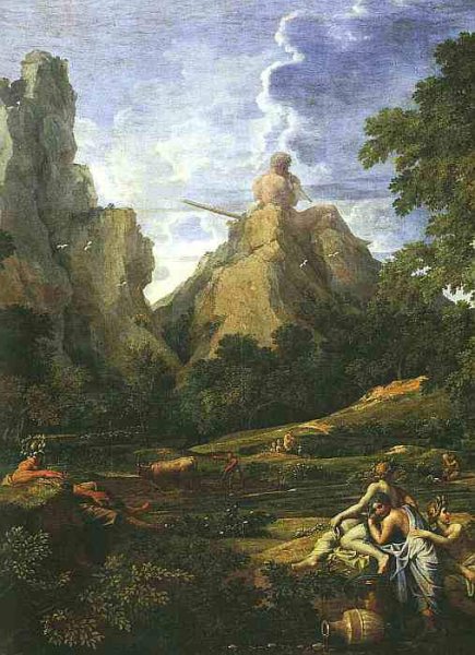 Никола Пуссен пейзаж с Полифемом 1649