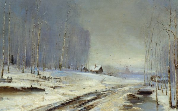 А.К.Саврасов «ранняя Весна». 1888