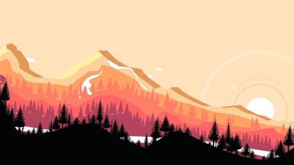 Горы вектор