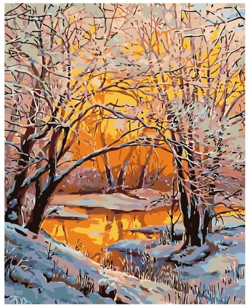 Живопись пейзажи акрилом