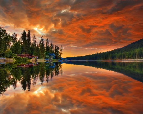 Красивый закат