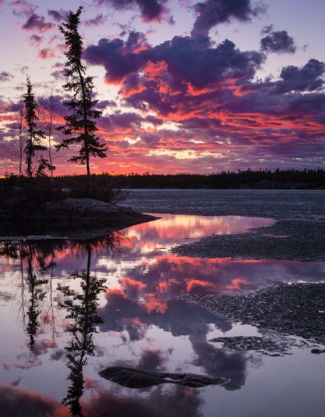 Природа закат