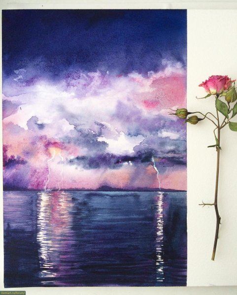 Анна Армона акварель