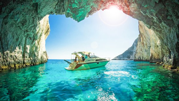 Закинф Греция голубая Лагуна