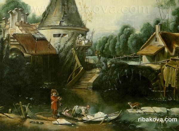 Буше пейзаж в окрестностях Бове