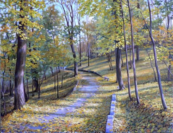 Картина Щербакова Липовая аллея