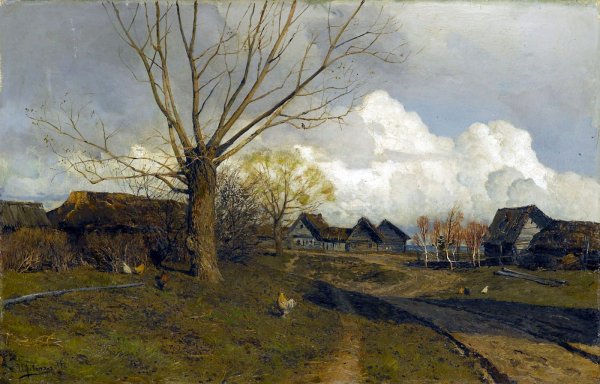 Левитан Саввинская Слобода картина