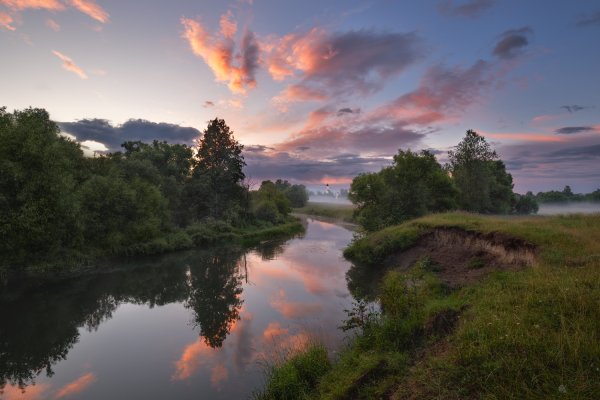 Река Киржач лето