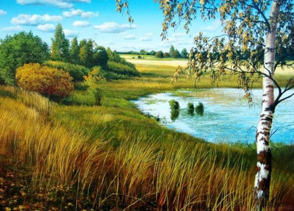 Художник Былич Александр.русские березы