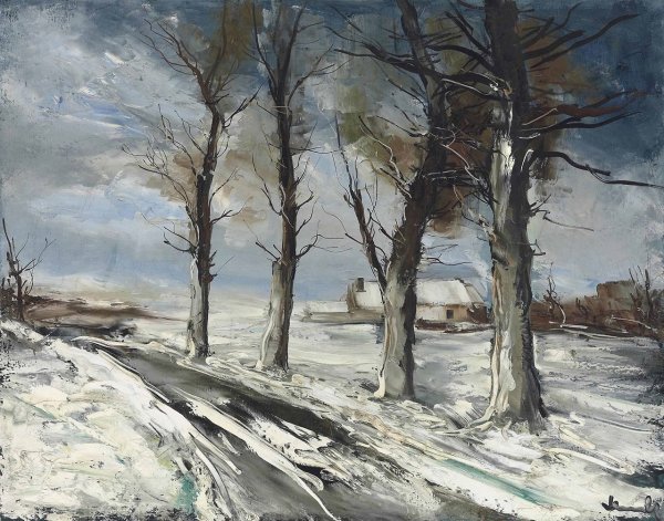 Морис де Вламинк, большой снег