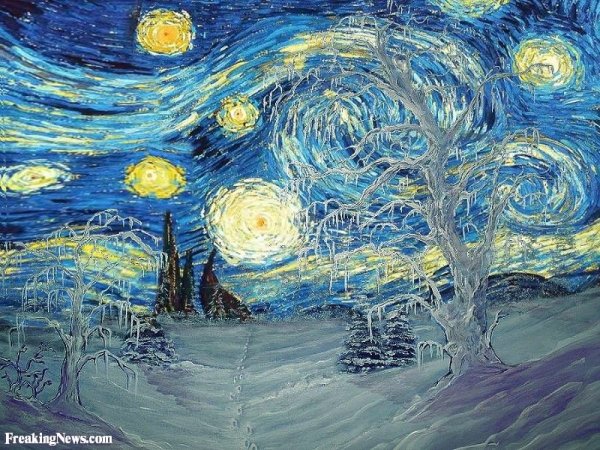 Ван Гог Северное сияние