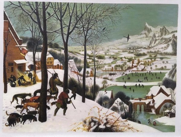 Питер брейгель старший охотники на снегу