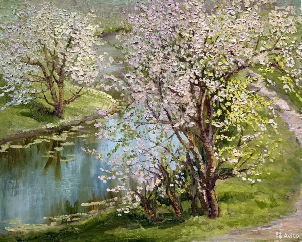 Николай Аструп цветущие яблони