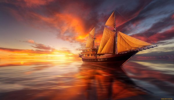 Картина Алые паруса Айвазовского