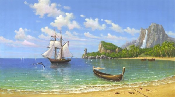 Картины морской пейзаж Слободин