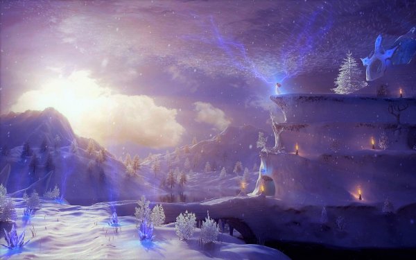 Фантастические зимние пейзажи