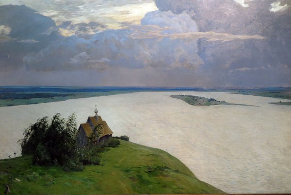 Исаак Ильич Левитан над вечным покоем