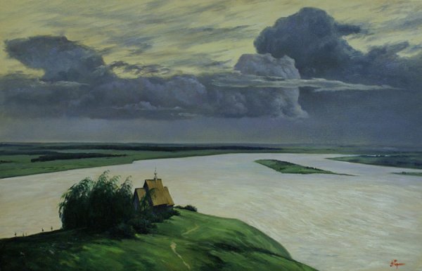 Левитан и.и. над вечным покоем. 1894. ГТГ