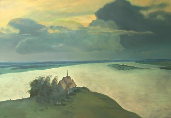 Исаак Левитан, «над вечным покоем»,1894