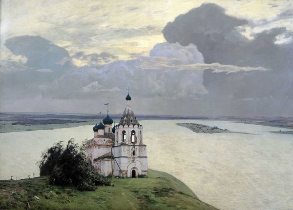 И. И. Левитан. Над вечным покоем. 1894. ГТГ. Москва.