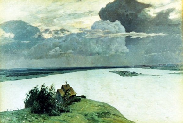 Исаак Левитан, «над вечным покоем»,1894