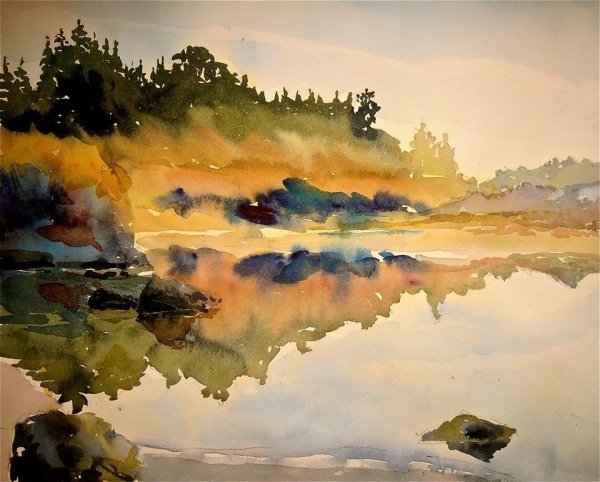 Акварелисты пейзажисты