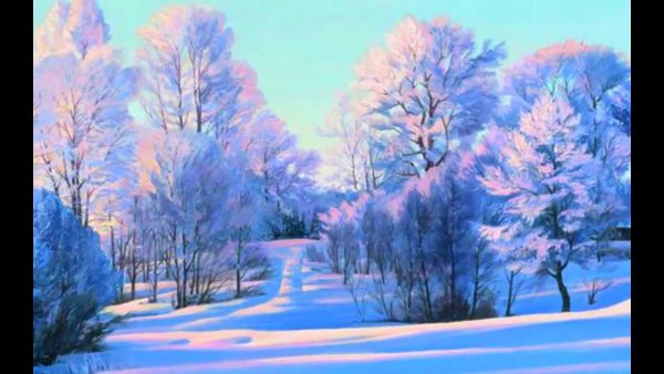 Картина зима