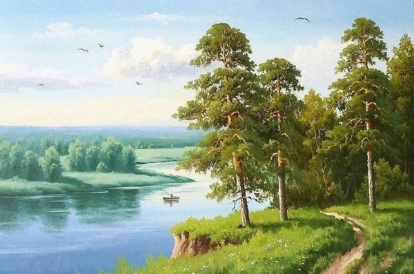 Художник пейзажист Басов Сергей