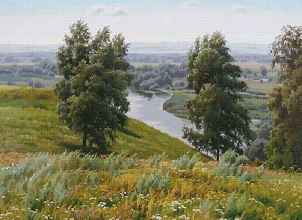 Левитан рожь картина