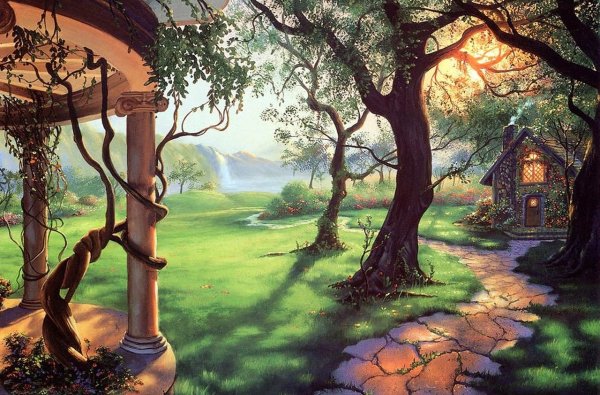 Сказочные Лесные пейзажи