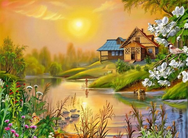 Художник Цыганов Виктор Захарович чарующие пейзажи