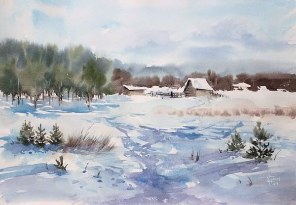 Екатерина Губина акварель