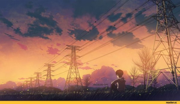 Неоновый пейзаж