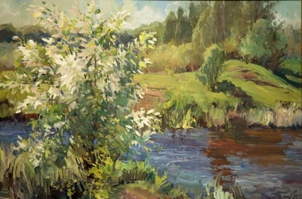 Исаак Ильич Левитан черемуха