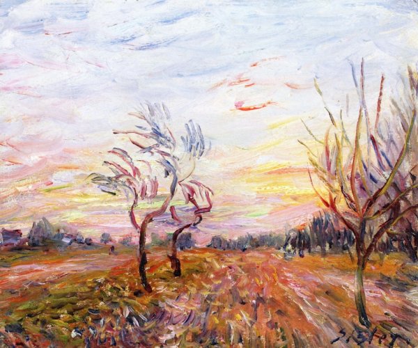 Картины Альфреда Сислея в стиле импрессионизма