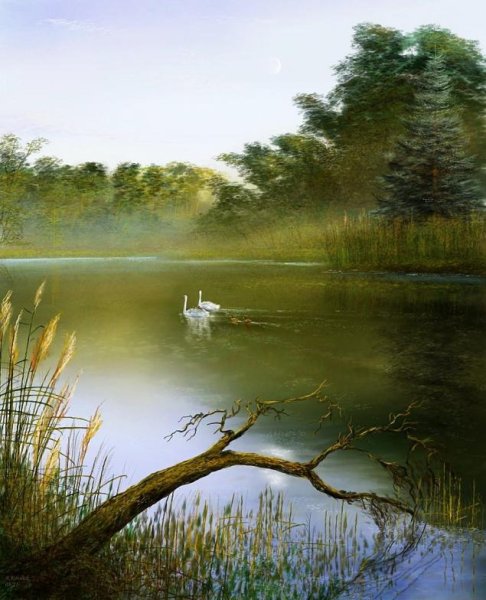 Алексей Адамов, Пейзажная живопись