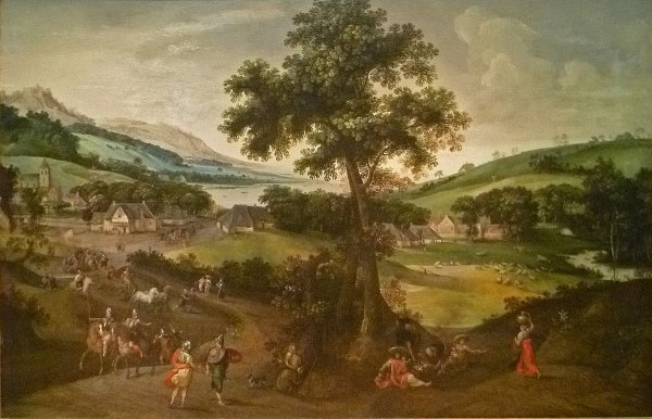 Что такое стаффаж в пейзажной живописи