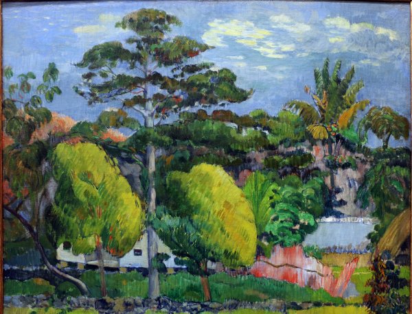 Поль Гоген Таитянский пейзаж