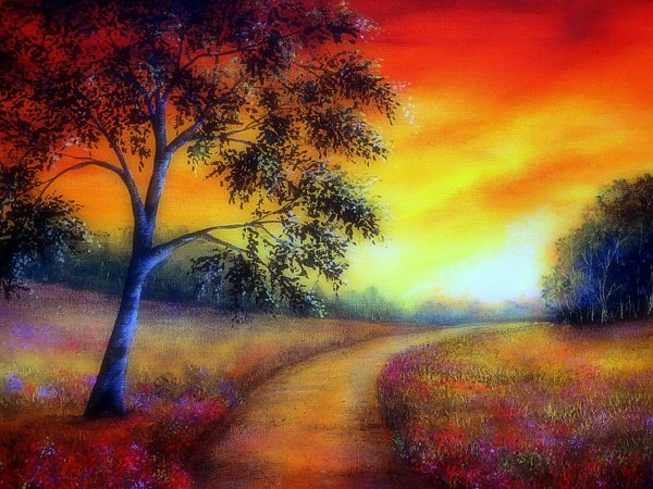 Пейзаж рисунок