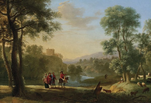 Клод Лоррен пасторальный пейзаж