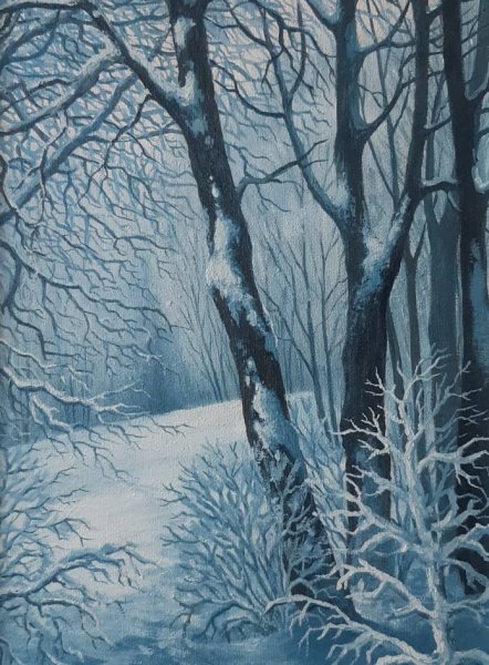 Рисование зима