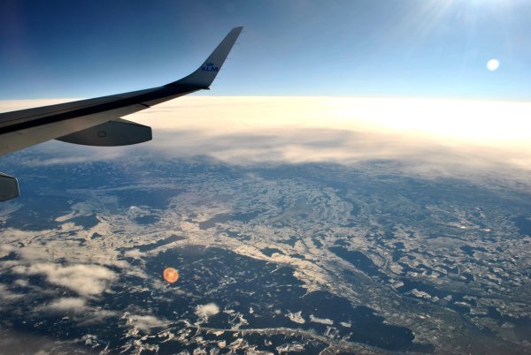 Вид из самолета