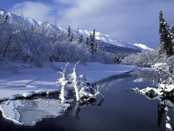 Зимнее озеро