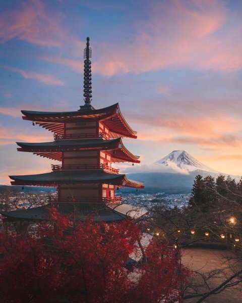 Красивые японские пейзажи