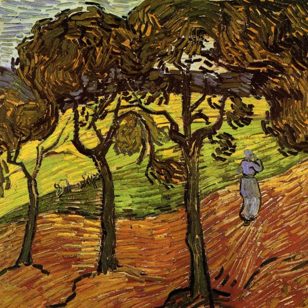 Ван Гог оливковая роща 1889