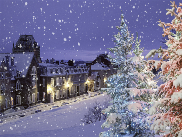 Снежный город