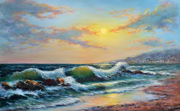 Марина морской пейзаж